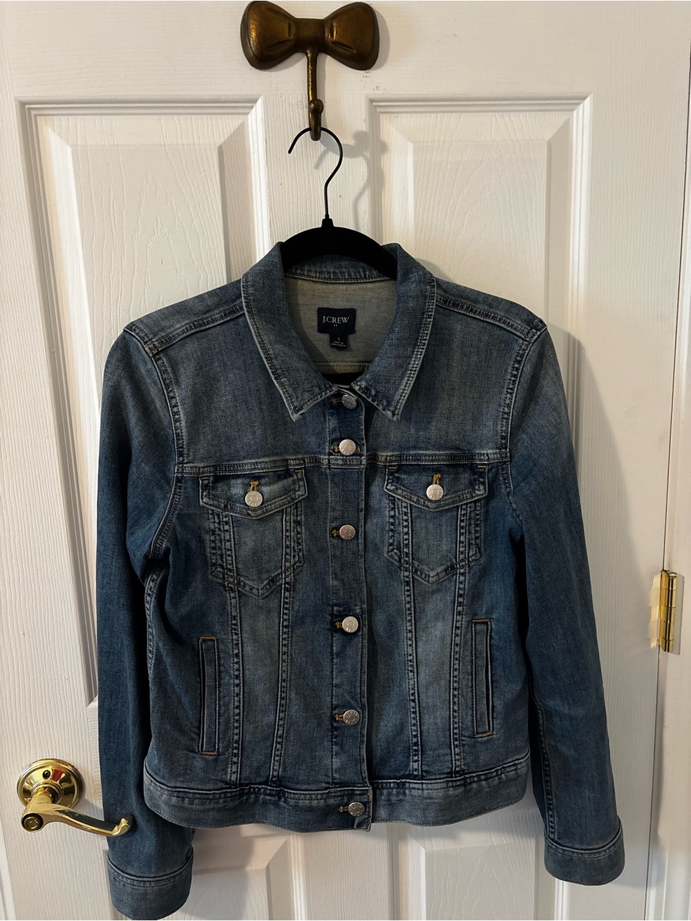 J. Crew Medium Wash Blue Denim Jacket